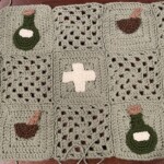 Octopath Traveler Granny Squares (Back)